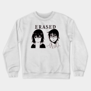 Erased Boku dake ga inai machi Kayo and Satoru Crewneck Sweatshirt